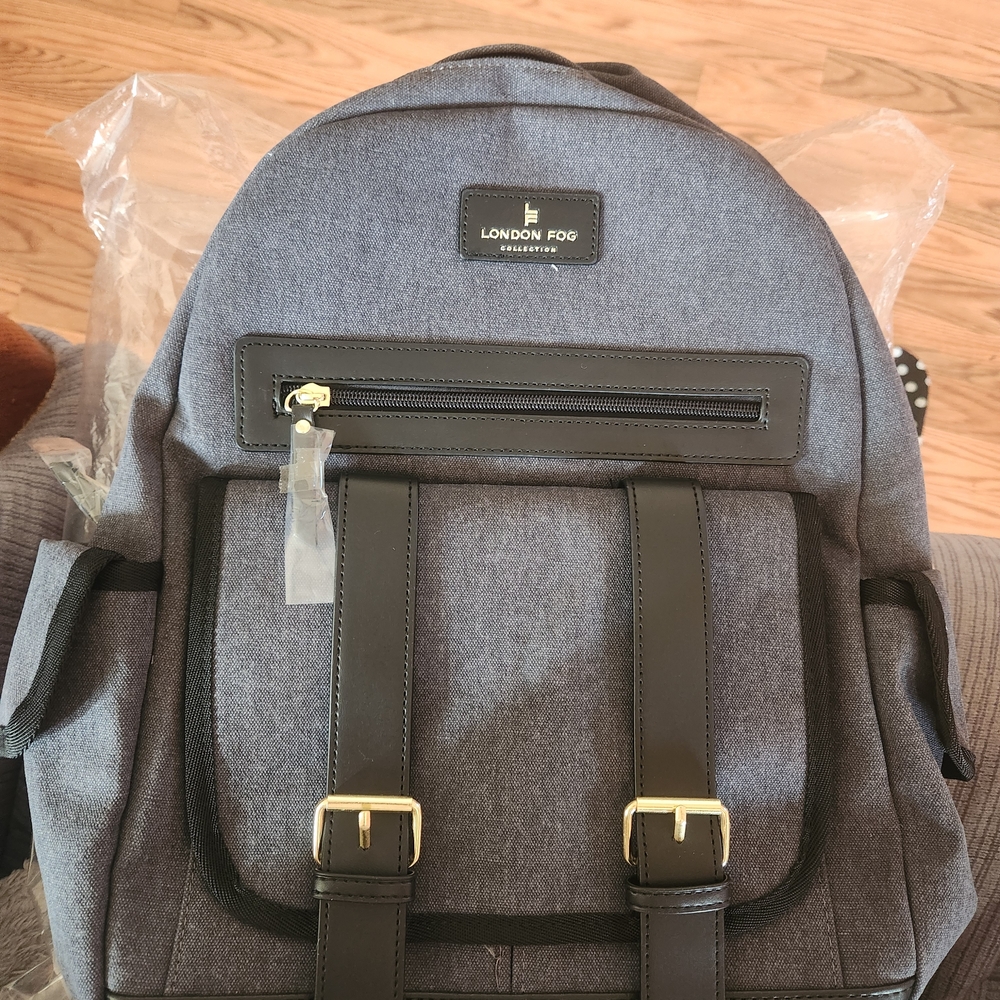 London Fog Gray Backpack
